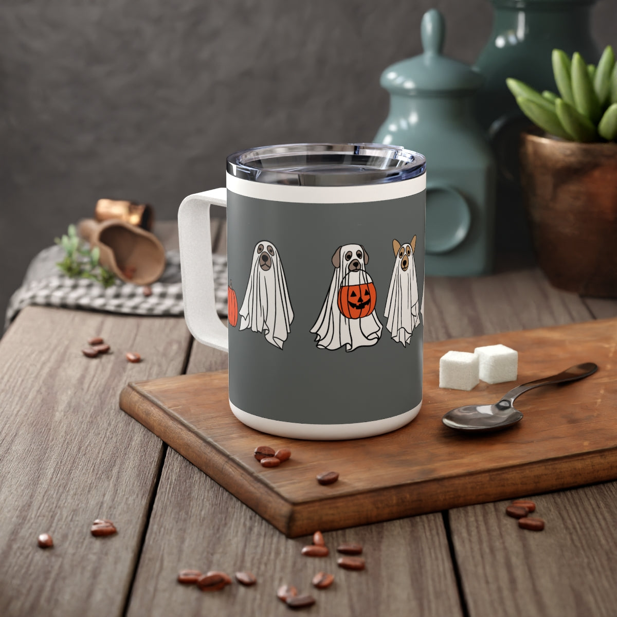 halloween Insulated Coffee Mug, 10oz